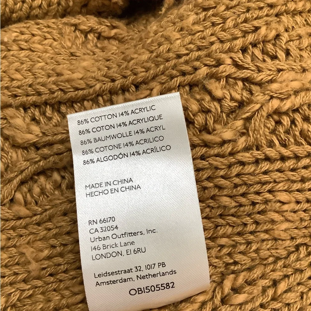 Free People Cable Chunky Knit Sweater